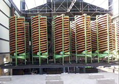 Spiral chute
