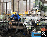 Xinhai workers in production area