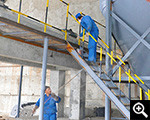Installation of deep cone thickener