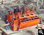 Installation or floatation plant