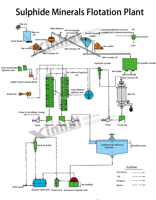 Sulphide Minerals Flotation Plant